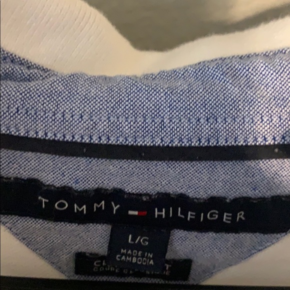 Tommy Hilfiger white long sleeve polo - Picture 2 of 2